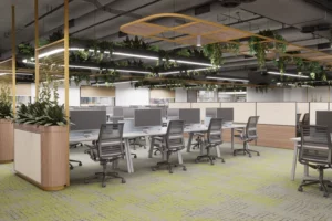 Commercial Biophilic Design Wall Design 