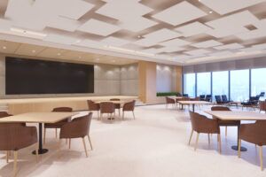 Geometric Commercial Ceiling Design
