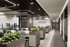 Modern office ceiling design
