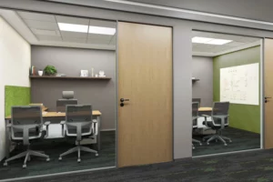 Quiet office room interior design