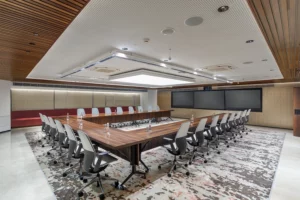 Tech integrated modern office Interior Designs