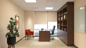 Small Office False Ceiling Design