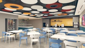 Ceiling Blocks with Smart Lighting Solution