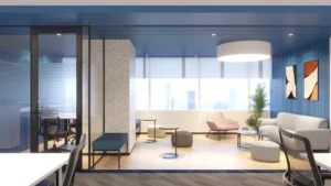 Dynamic Colors for Modern False Ceiling Design For Office 
