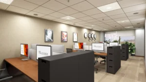 Affordable office interior design idea