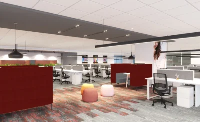 Affordable office interior design idea