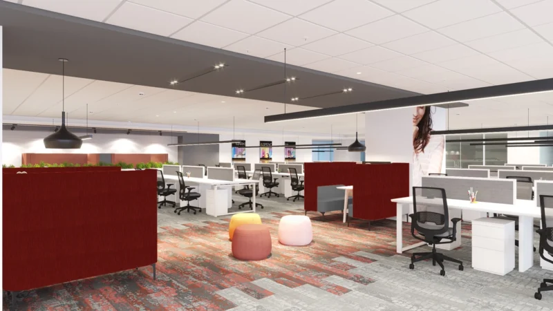 Affordable office interior design idea
