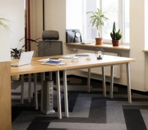 Space saving office furniture