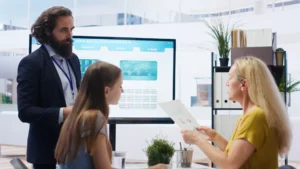 Technology integration in office space