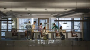 open ceiling design for offices