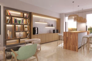 Sustainable modern office interior design